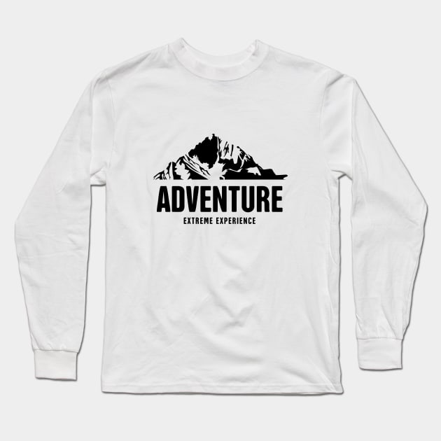 Adventure - Extreme Experience - Camping & Outdoor Long Sleeve T-Shirt by LR_Collections